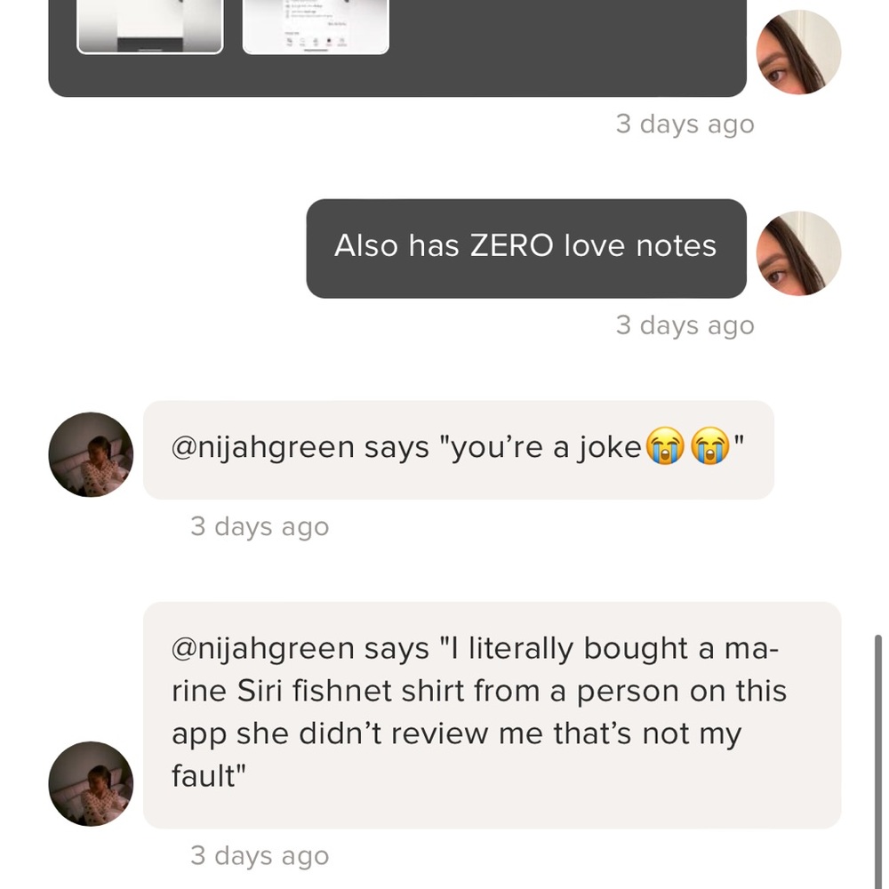 Marine Serre Buyer ruined my shirt deliberately due to it being the wrong size - Picture 15 of 16
